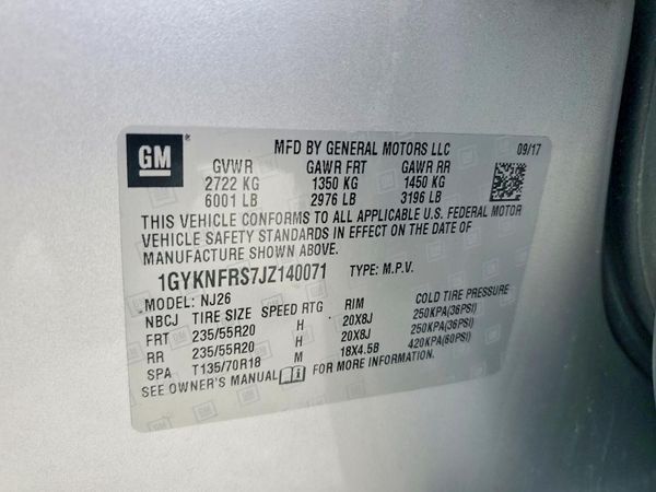 2018 CADILLAC XT5 Premium Luxury — VINS