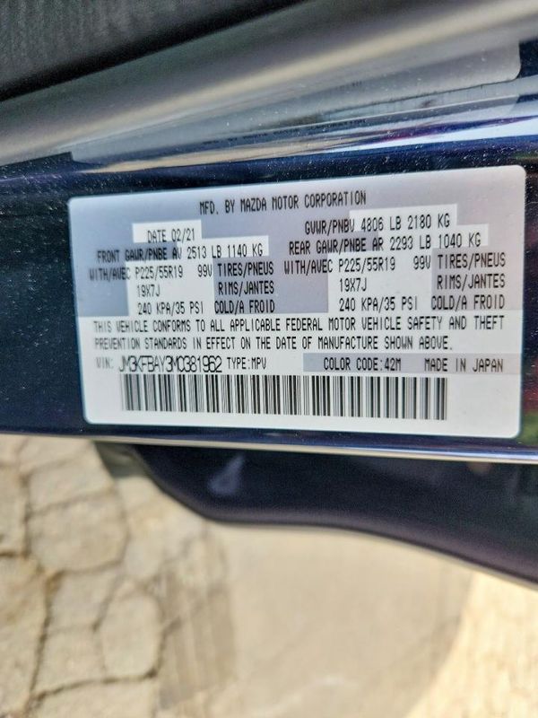 2021 MAZDA CX-5 Grand Touring Reserve — VINS