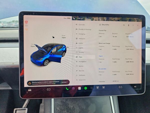 2021 TESLA MODEL Y — ODOM