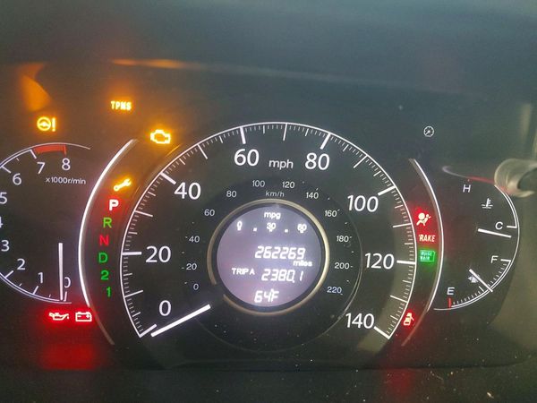2012 HONDA CRV LX — ODOM