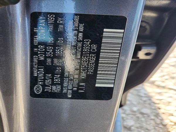 2014 HYUNDAI ACCENT 5DR GS / 4DR GLS — VINS