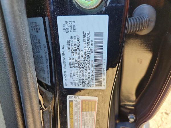 2020 ACURA RDX — VINS