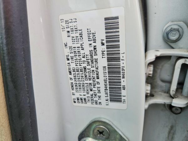 2014 ACURA RDX Technology Package — VINS