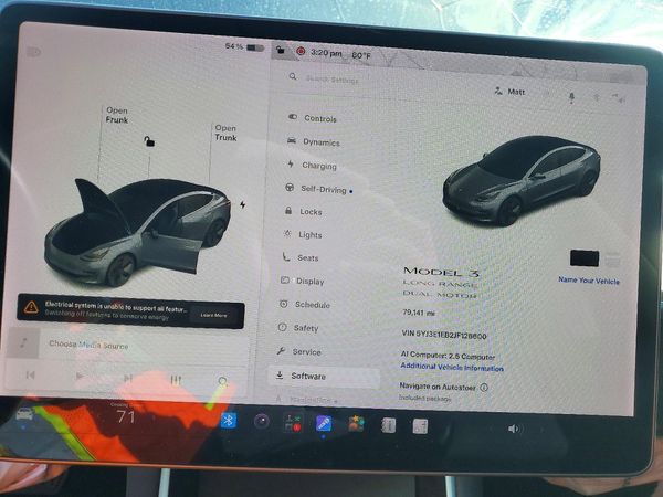2018 TESLA MODEL 3 — ODOM