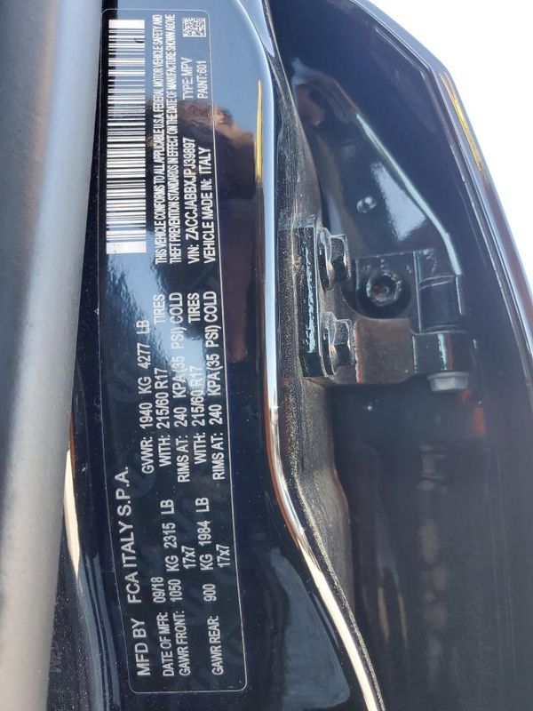 2018 JEEP RENEGADE LATITUDE 4X2