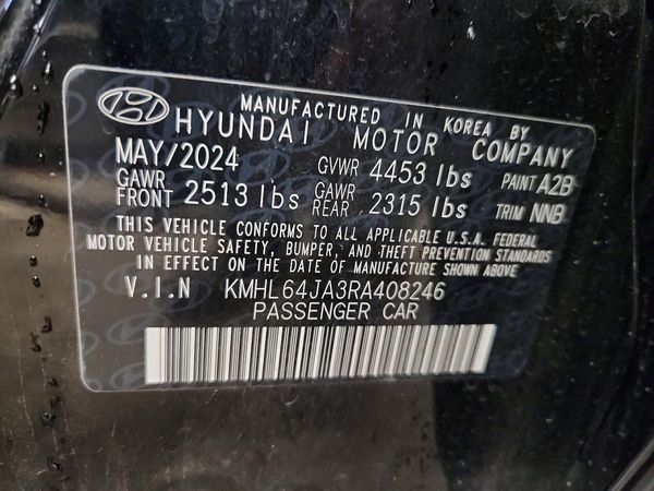 2024 HYUNDAI SONATA SEL — VINS