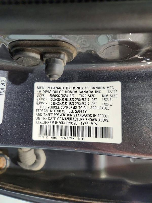 2013 HONDA CRV EX — VINS