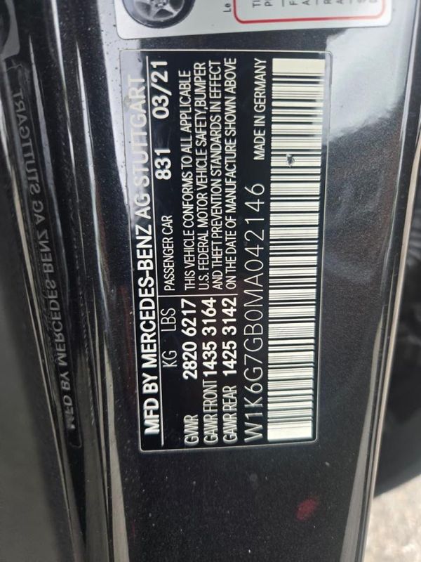 2021 MERCEDES-BENZ S