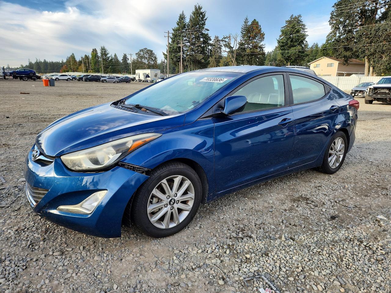 2016 HYUNDAI ELANTRA — Front 3/4