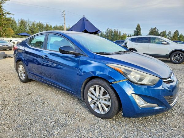 2016 HYUNDAI ELANTRA — Passenger 3/4