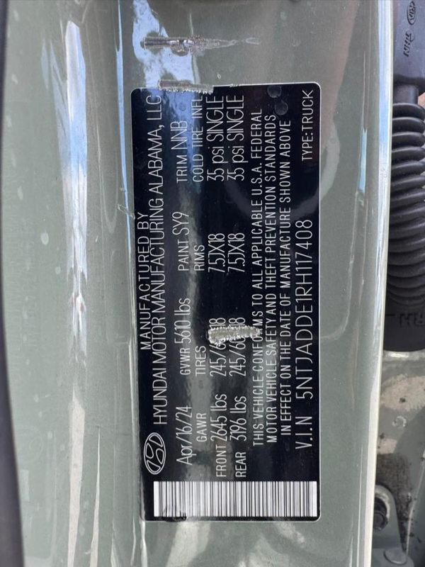 2024 HYUNDAI SANTA CRUZ SE