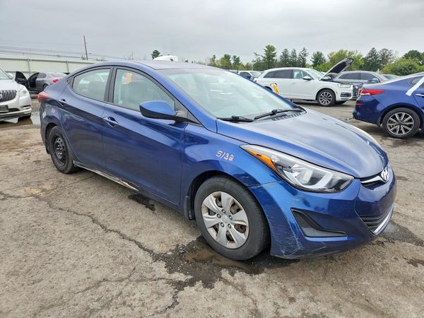 2016 HYUNDAI ELANTRA — Passenger 3/4