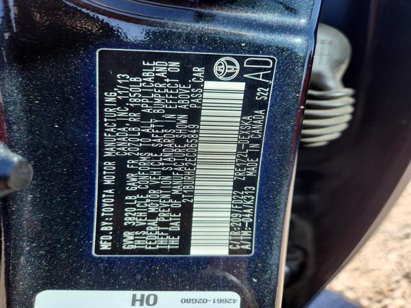 2014 TOYOTA COROLLA L/LE — VINS