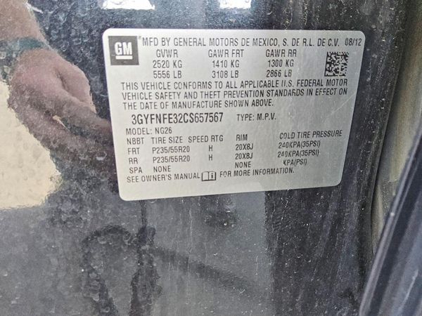 2012 CADILLAC SRX Premium — VINS