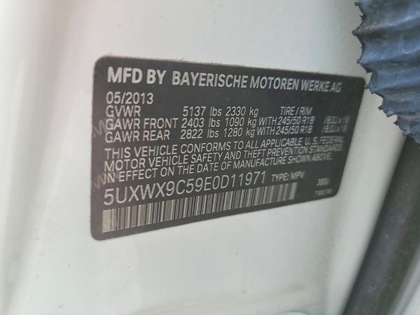 2014 BMW X3 xDrive28i — VINS