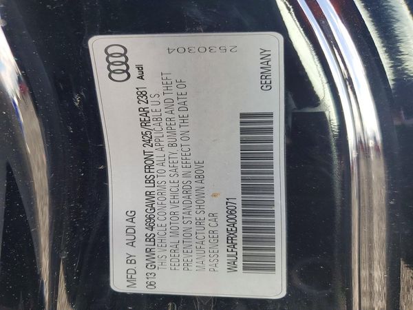 2014 AUDI A5 quattro Premium Plus — VINS