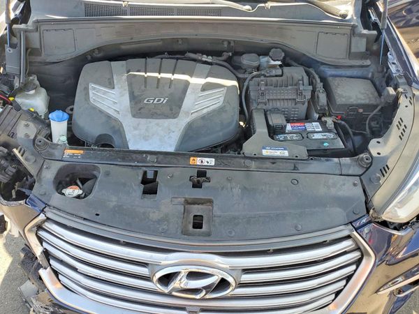 2017 HYUNDAI SANTA FE TOP — Engine bay
