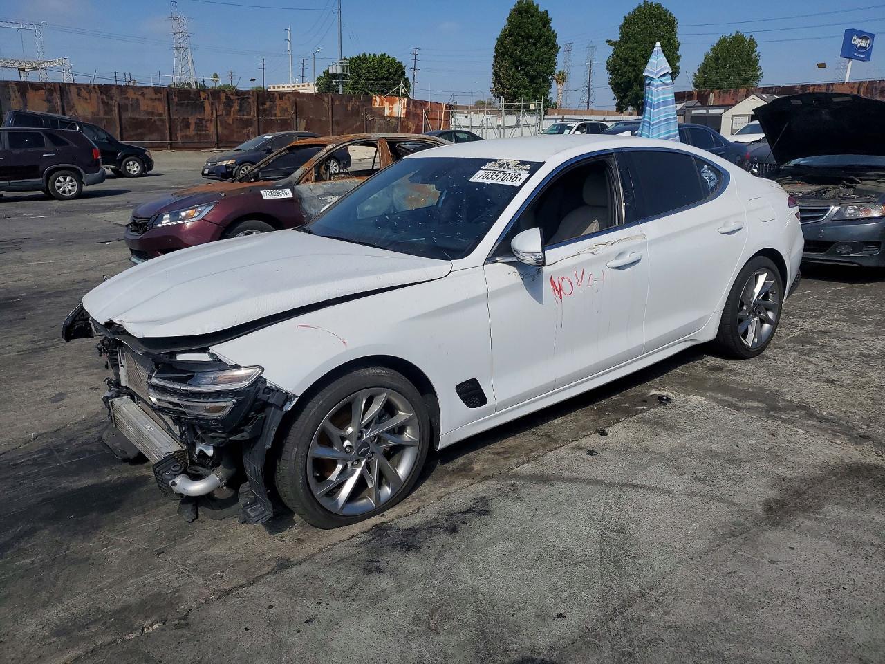 2022 GENESIS G70 2.0T, 2.0T Prestige — Front 3/4