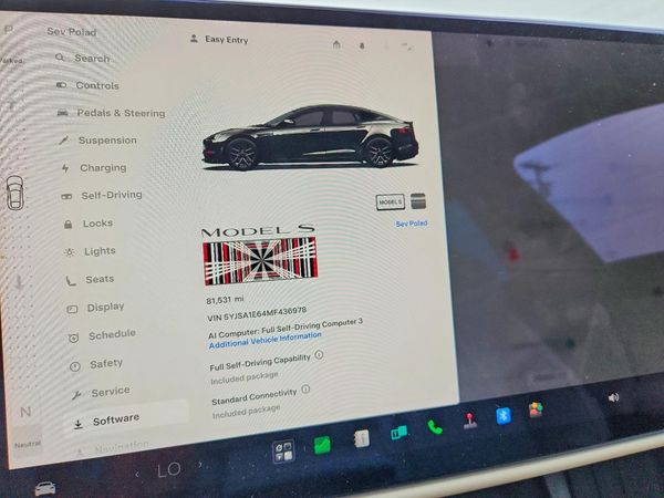2021 TESLA MODEL S — ODOM