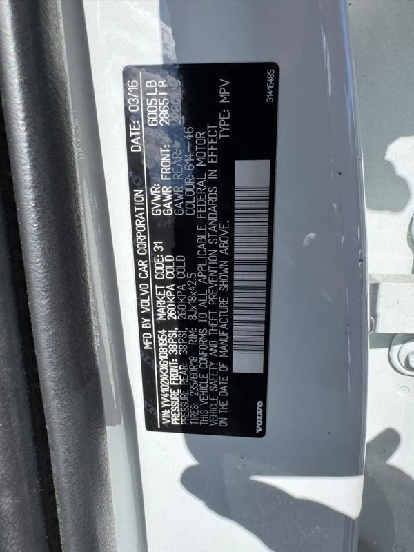 2016 VOLVO XC90 SV52 Momentum
