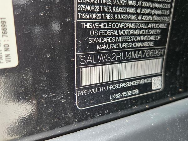 2021 LAND ROVER RANGE ROVER SPORT