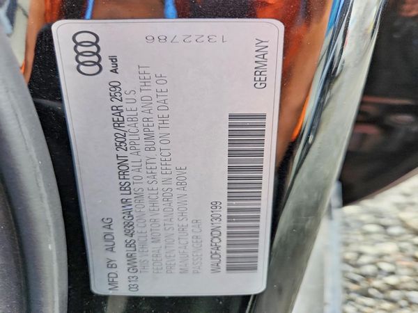 2013 AUDI A6 Premium Plus — VINS