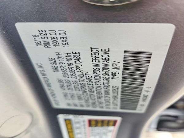 2019 ACURA RDX TECH — VINS
