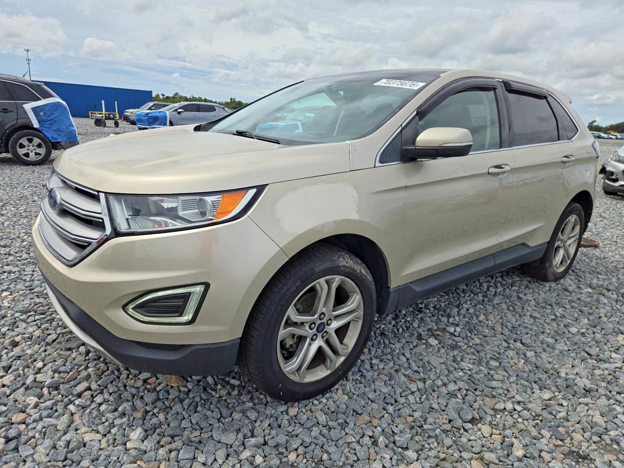2018 FORD EDGE Titanium — Front 3/4