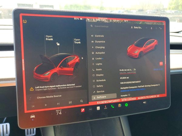 2022 TESLA MODEL 3 — ODOM