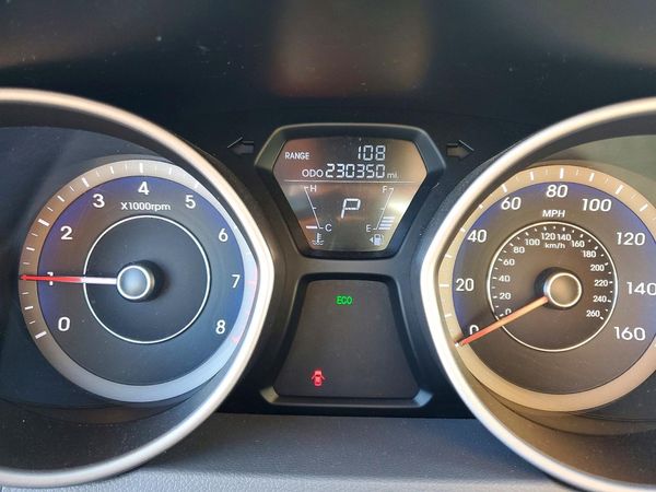 2013 HYUNDAI ELANTRA — ODOM