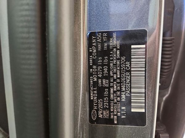 2025 HYUNDAI ELANTRA Blue, SEL Sport — VINS