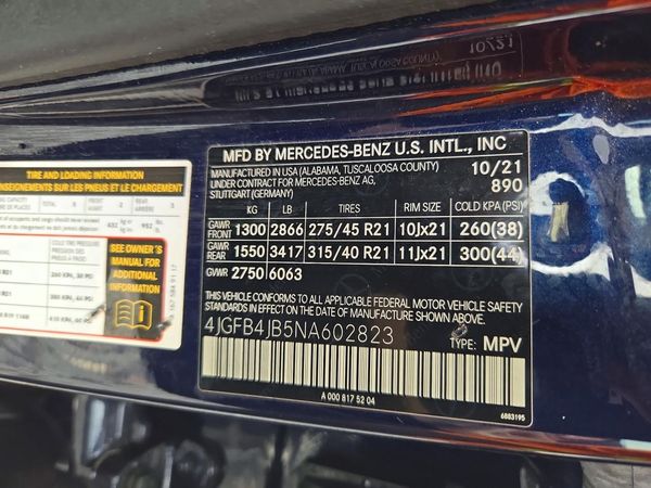 2022 MERCEDES-BENZ GLE GLE350 — VINS