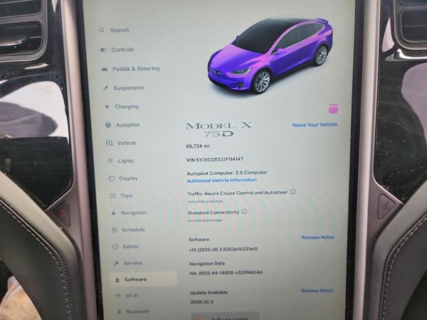 2018 TESLA MODEL X — ODOM