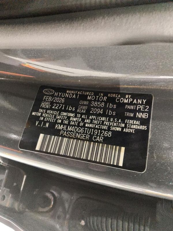 2026 HYUNDAI ELANTRA — VINS
