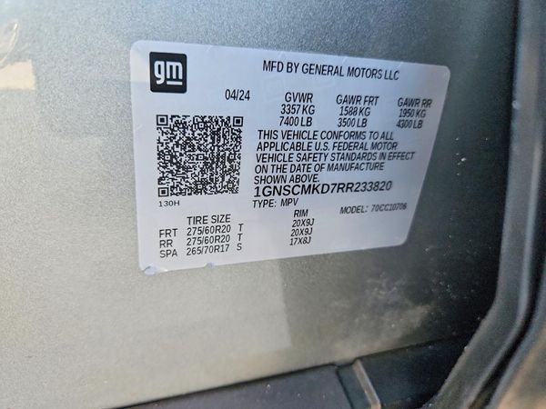 2024 CHEVROLET TAHOE LS — VINS