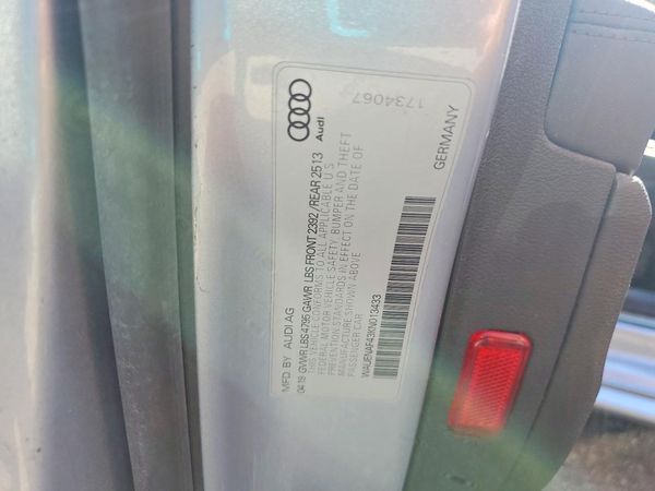 2019 AUDI A4 quattro Premium Plus — VINS