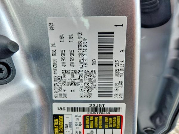 2026 TOYOTA TUNDRA — VINS