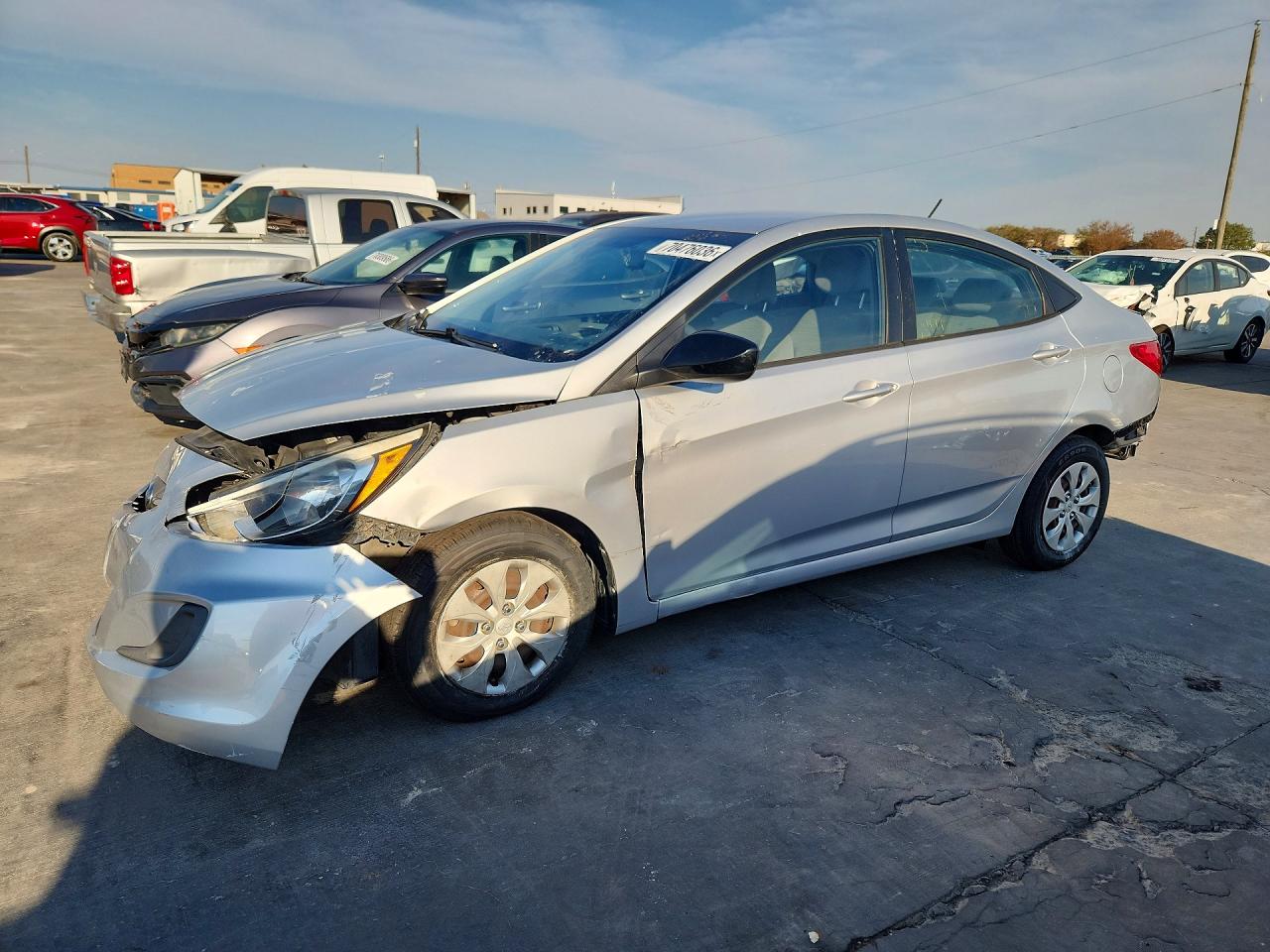 2016 HYUNDAI ACCENT GS / GLS — Front 3/4