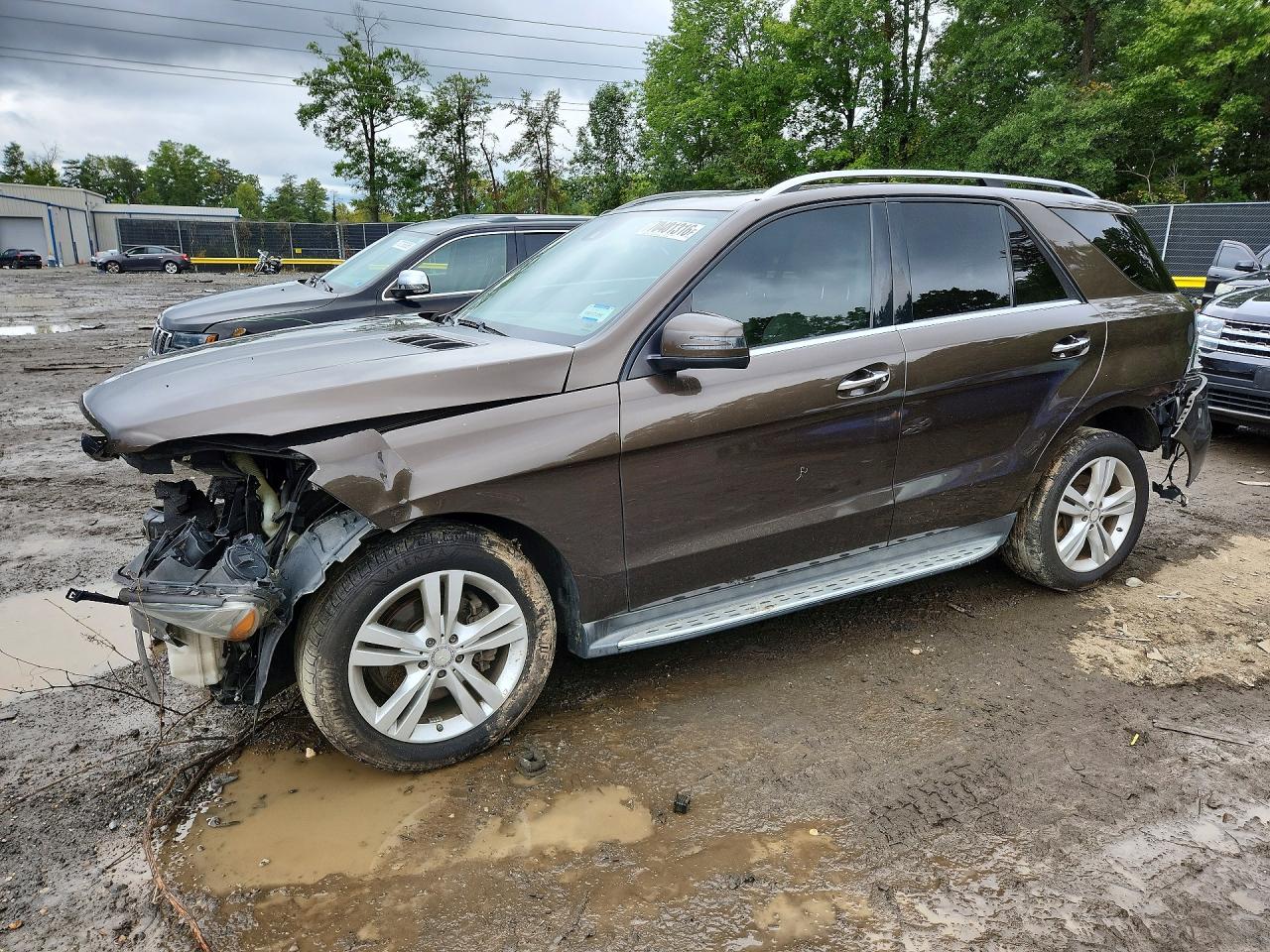 2014 MERCEDES-BENZ M-CLASS ML350 4-MATIC — Front 3/4