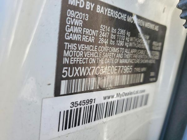 2014 BMW X3 xDrive35i — VINS