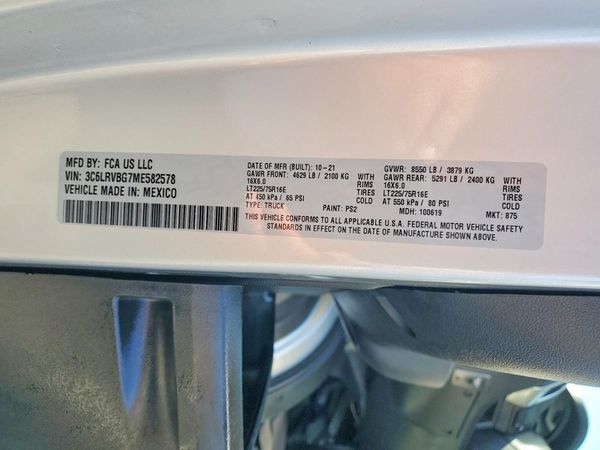 2023 RAM PROMASTER 1500