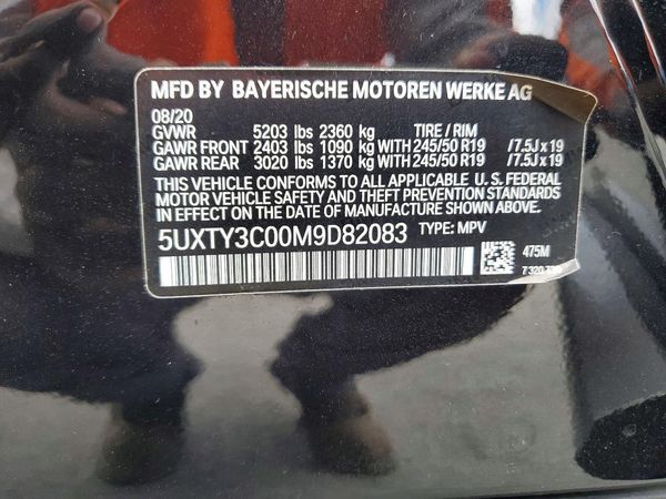 2021 BMW X3 sDrive30i — VINS