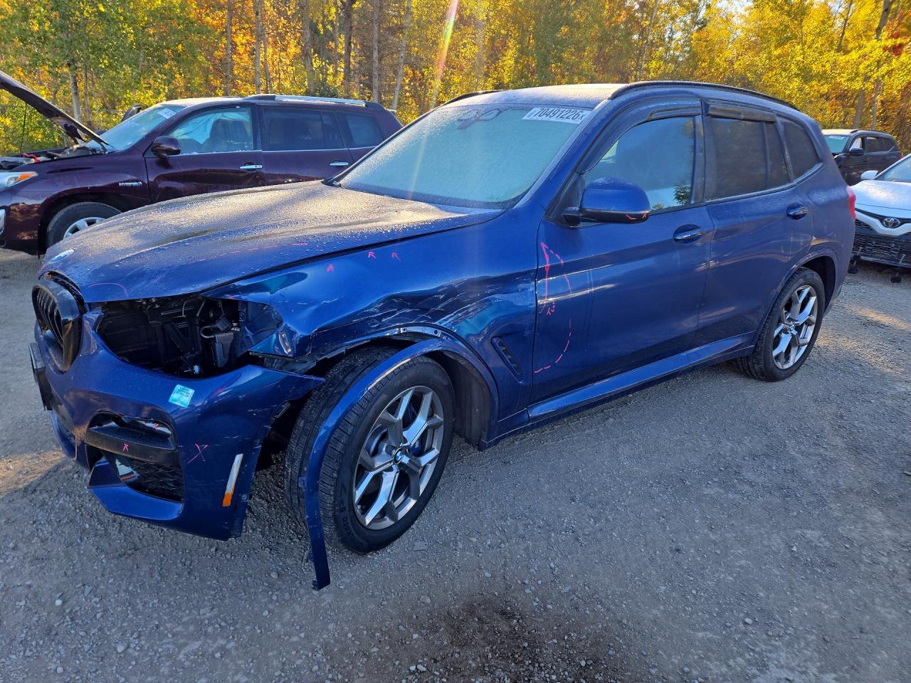 2021 BMW X3 xDrive30i — Front 3/4