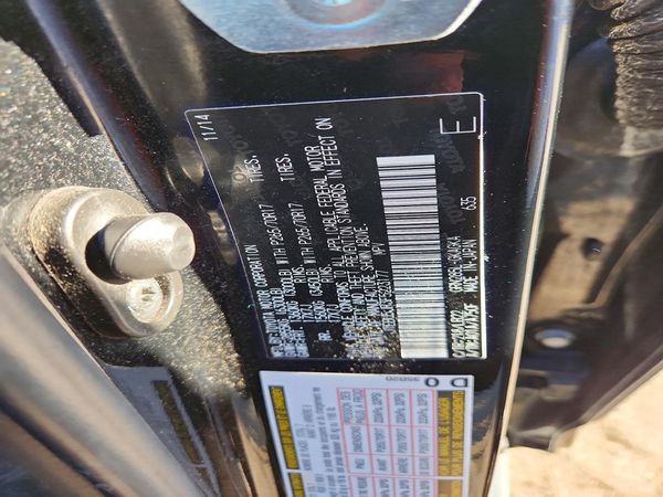 2015 TOYOTA 4RUNNER Base Grade — VINS