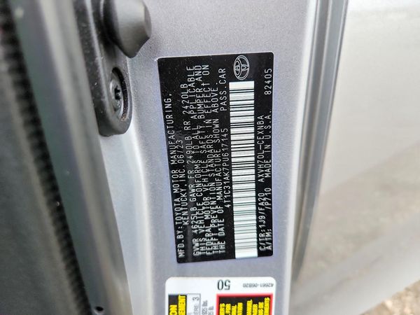 2023 TOYOTA CAMRY LE — VINS