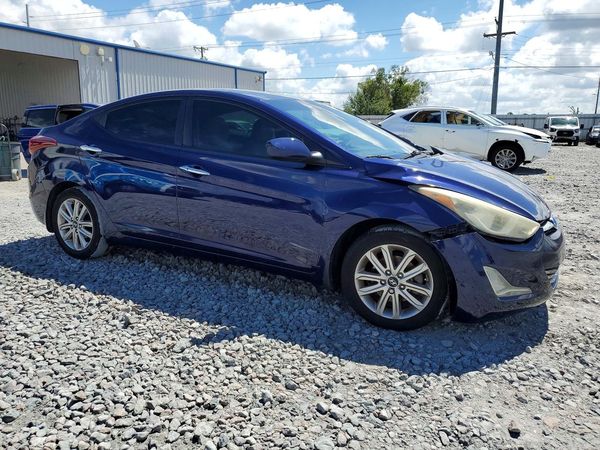 2014 HYUNDAI ELANTRA GLS(Middle) — Passenger 3/4