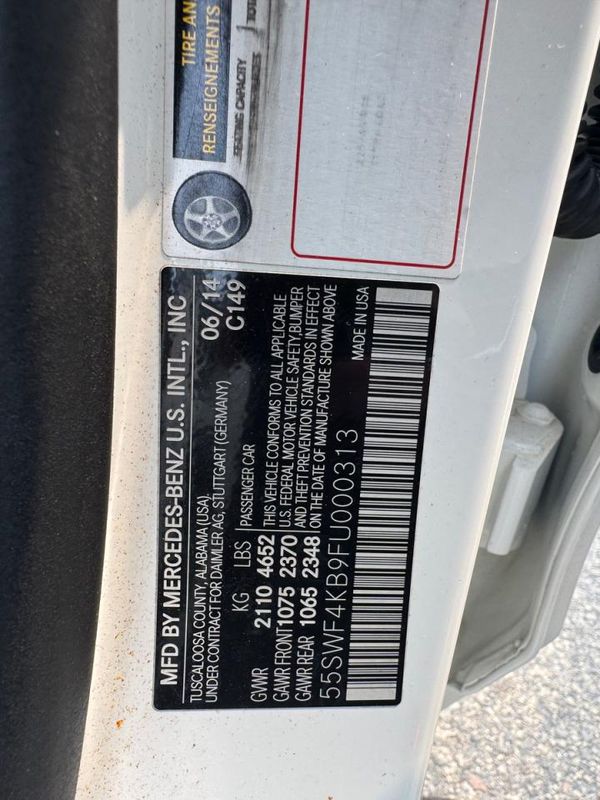 2015 MERCEDES-BENZ C