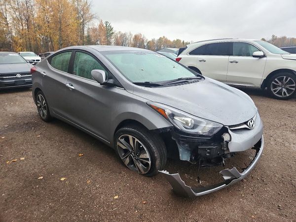 2015 HYUNDAI ELANTRA GLS(Middle) — Passenger 3/4