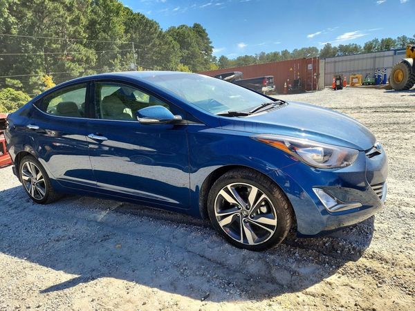 2014 HYUNDAI ELANTRA GLS (Middle) — Passenger 3/4