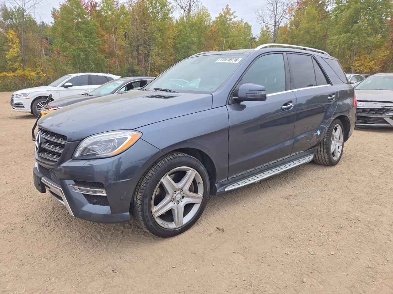 2013 MERCEDES-BENZ ML ML350 4-MATIC — Front 3/4